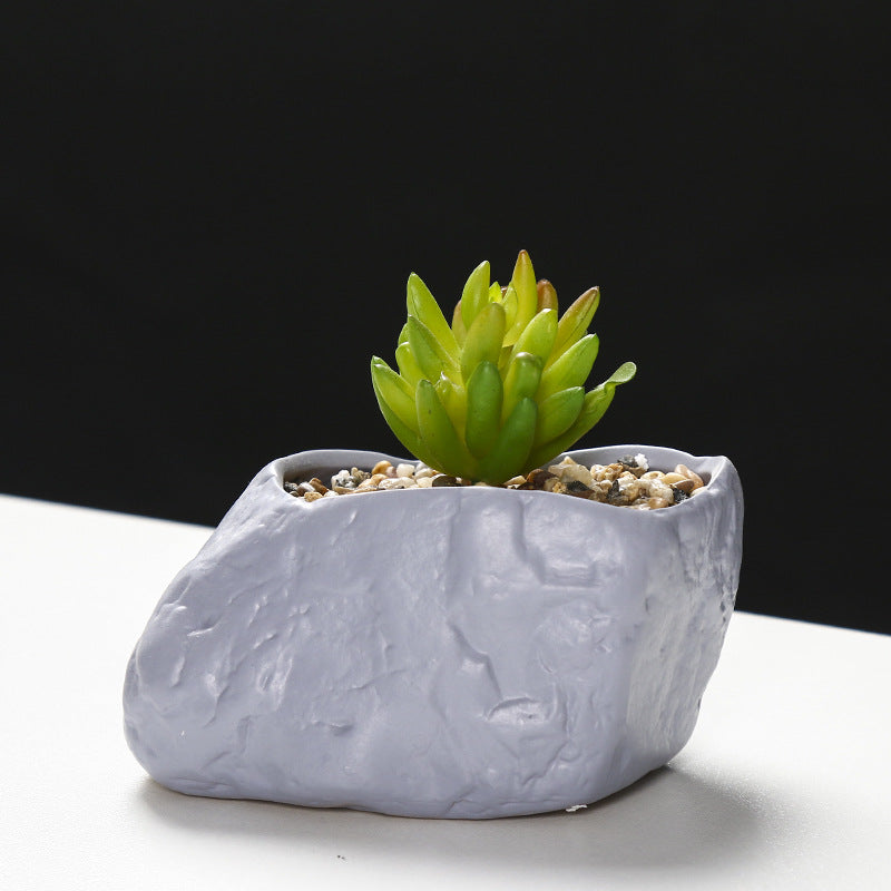 Creative Stone-Shaped Succulent Planter Kalsten