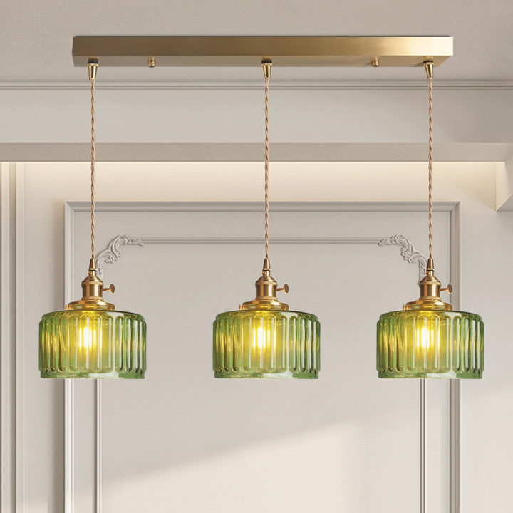 Nordic Retro 1 Light Glass Pendant Light | Kalsten