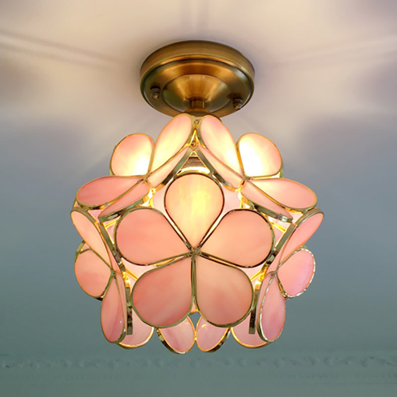 Retro Style PVC Ceiling Lamp – Flower Pattern for a Unique Look | Kalsten