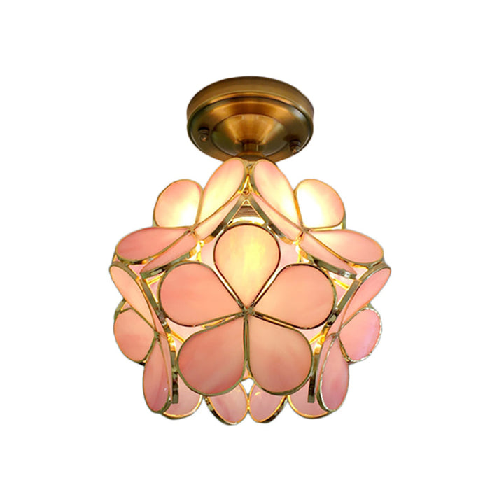 Retro Style PVC Ceiling Lamp – Flower Pattern for a Unique Look | Kalsten