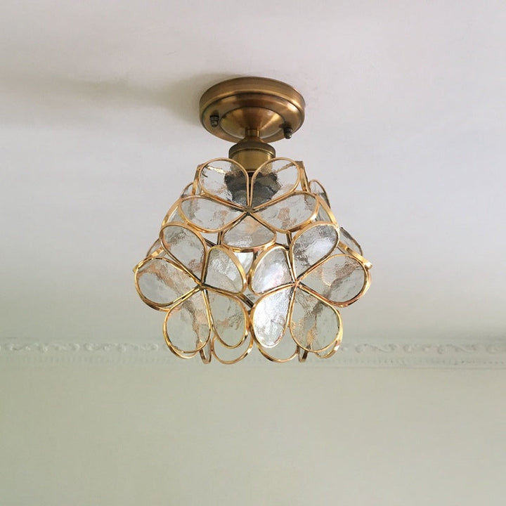 Retro Style PVC Ceiling Lamp – Flower Pattern for a Unique Look | Kalsten