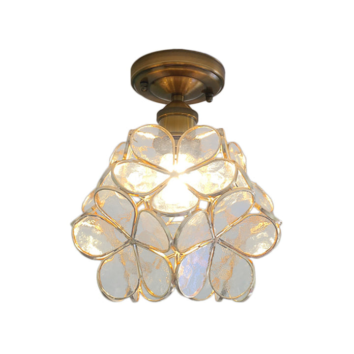 Retro Style PVC Ceiling Lamp – Flower Pattern for a Unique Look | Kalsten