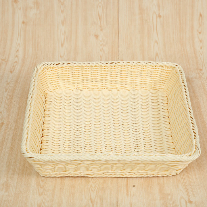 Versatile Rectangular Woven Storage Basket Kalsten