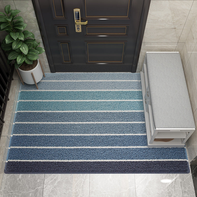 Decorative Striped Outdoor Mat Kalsten