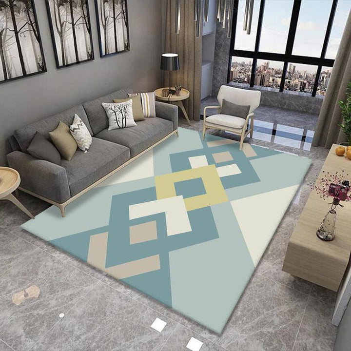 Geometric Pattern Area Rug Kalsten