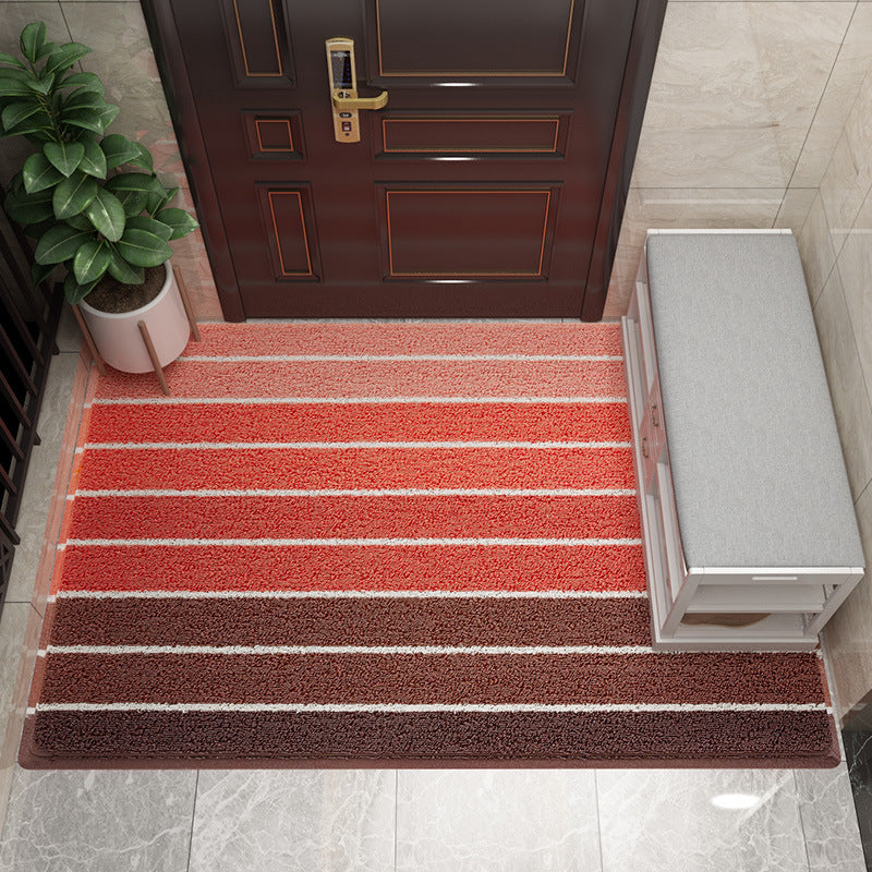 Decorative Striped Outdoor Mat Kalsten