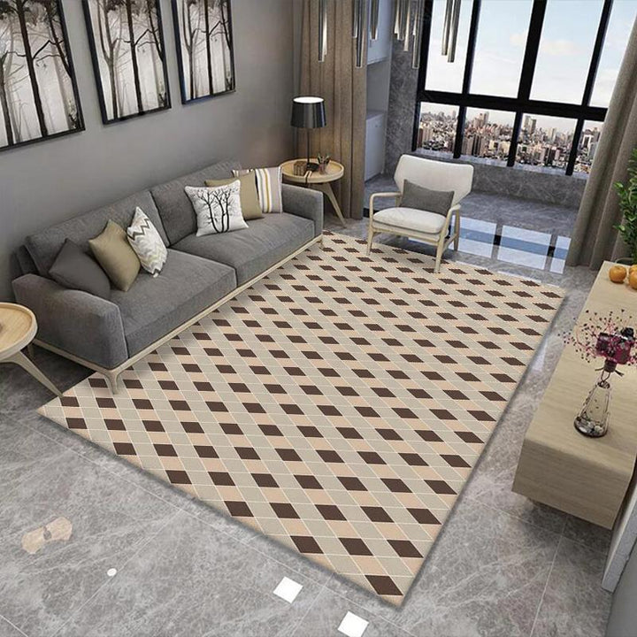 Geometric Pattern Area Rug Kalsten