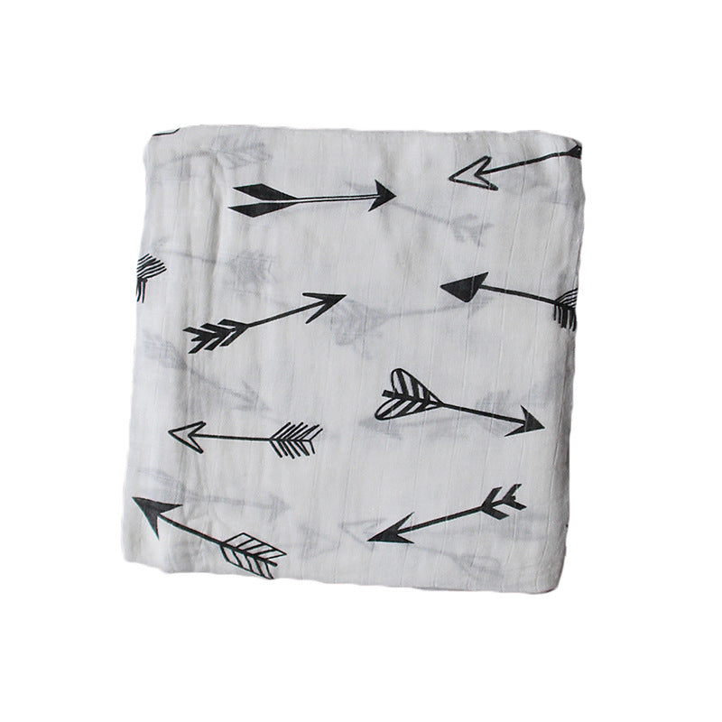 Cute Patterned Muslin Swaddle Blanket kalsten