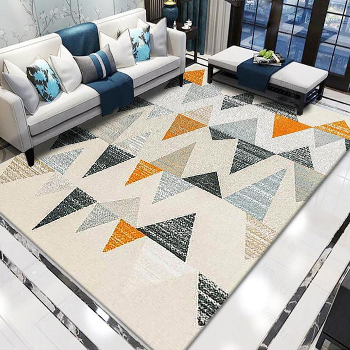 Geometric Pattern Area Rug Kalsten