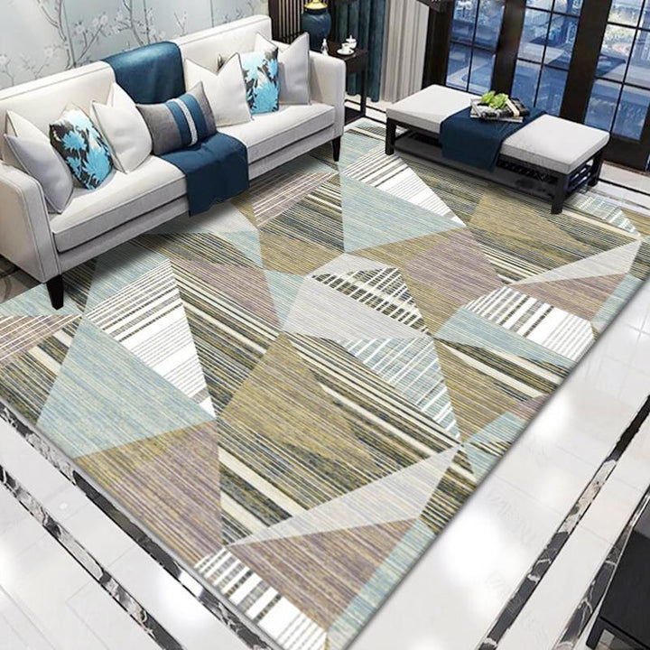 Geometric Pattern Area Rug Kalsten
