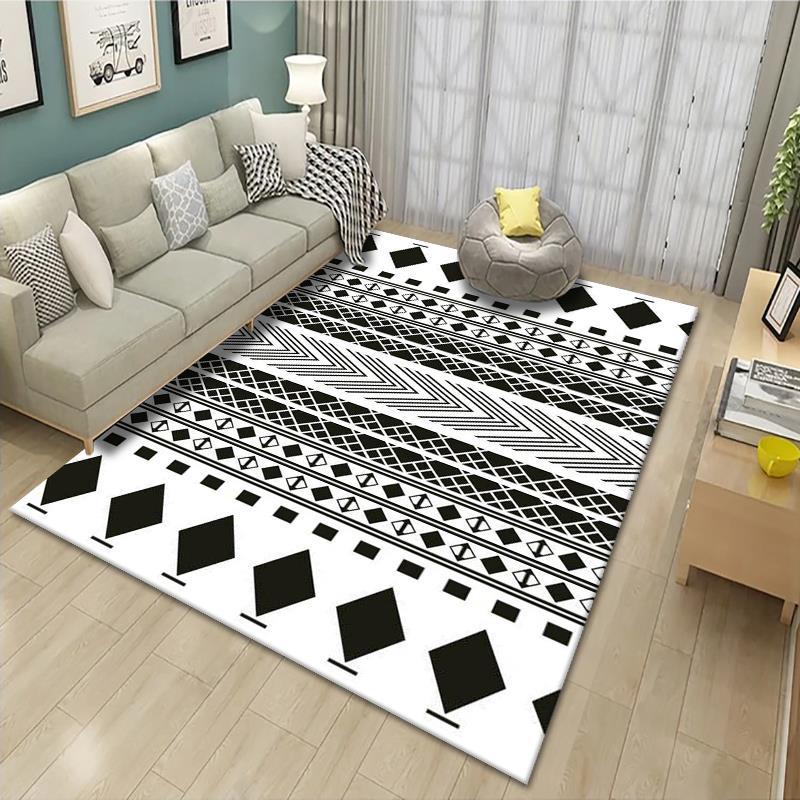 Geometric Patterned Area Rug Kalsten