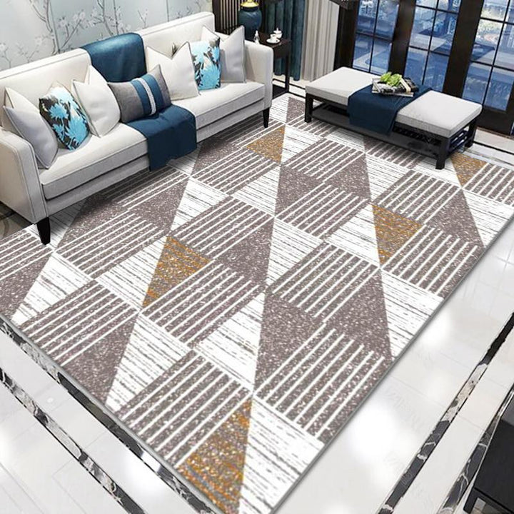 Geometric Pattern Area Rug Kalsten