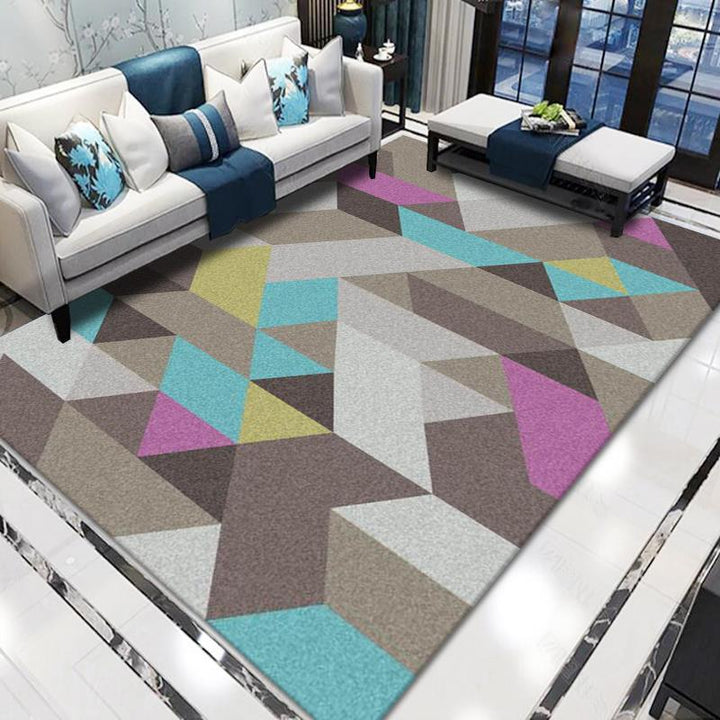 Geometric Pattern Area Rug Kalsten