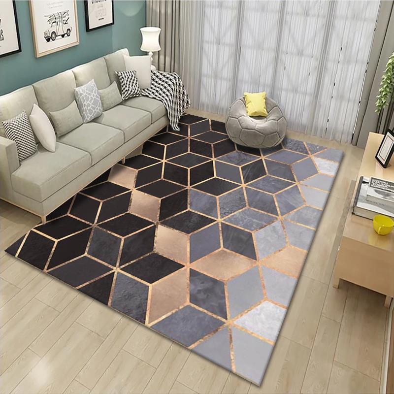 Geometric Patterned Area Rug Kalsten
