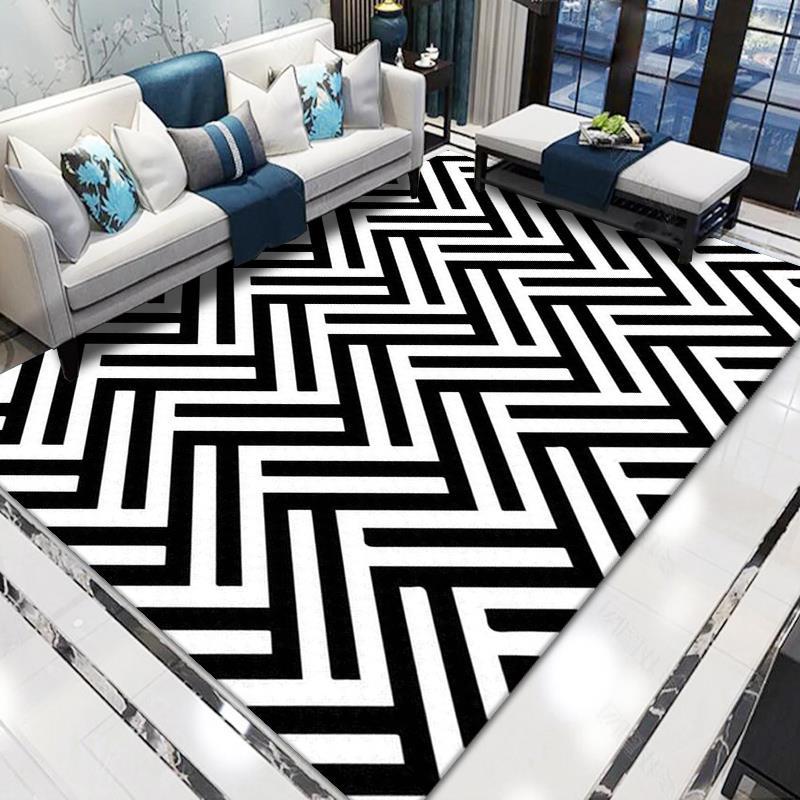 Geometric Pattern Area Rug Kalsten