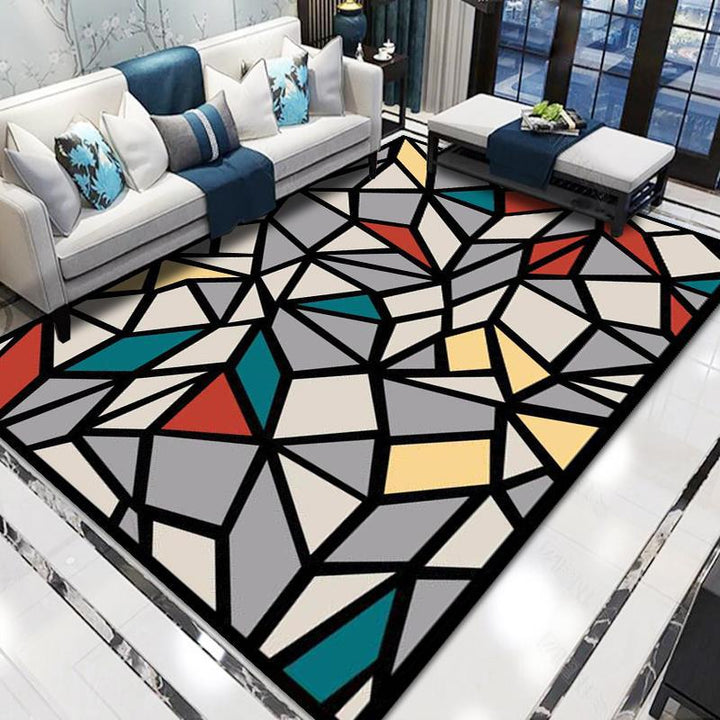 Geometric Pattern Area Rug Kalsten