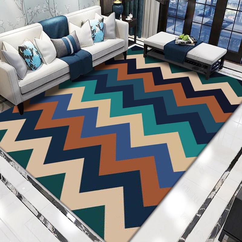 Geometric Pattern Area Rug Kalsten