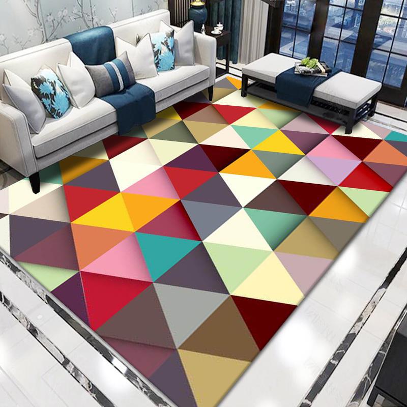 Geometric Pattern Area Rug Kalsten