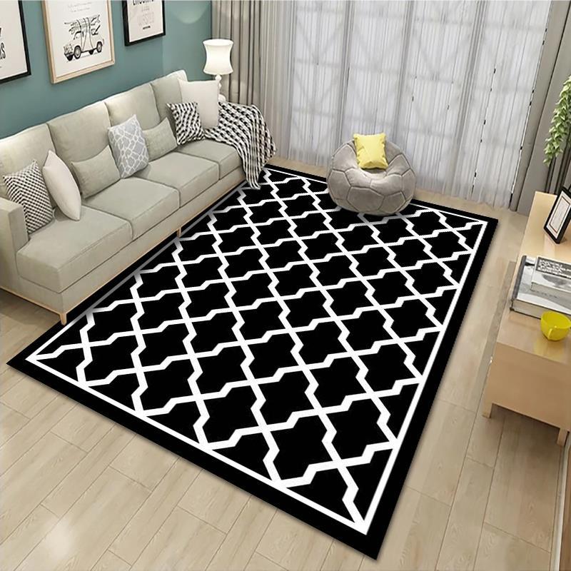 Geometric Patterned Area Rug Kalsten