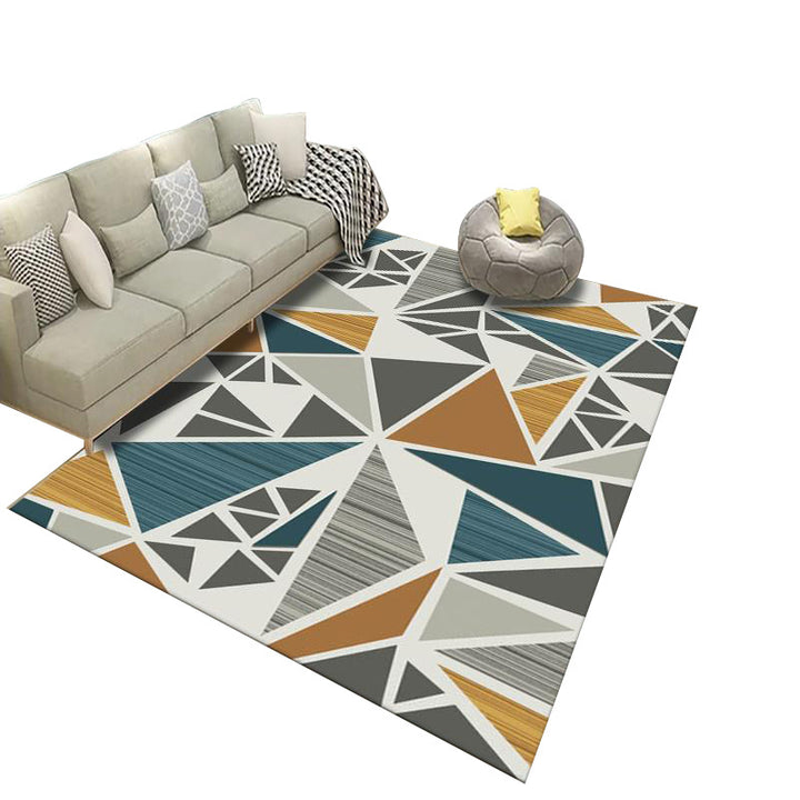 Geometric Patterned Area Rug Kalsten