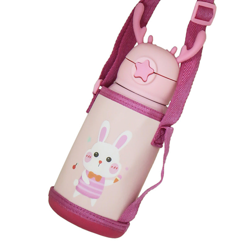 Women's Insulated Bottle with Fun Bunny Design Kalsten