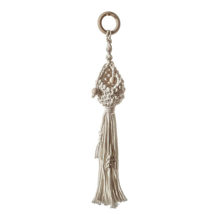 Macrame Plant Hanger with Decorative Tassels Kalsten