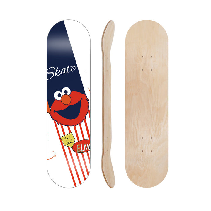 Cartoon-Inspired Skate Deck Kalsten