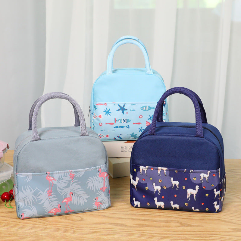 Insulated Marine-Themed Lunch Bag
