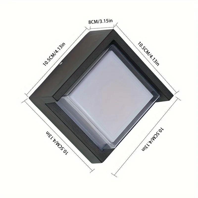 Durable LED wall light for outdoor use - Weatherproof and energy-saving outdoor lighting, ideal for garden and terrace | Noxord