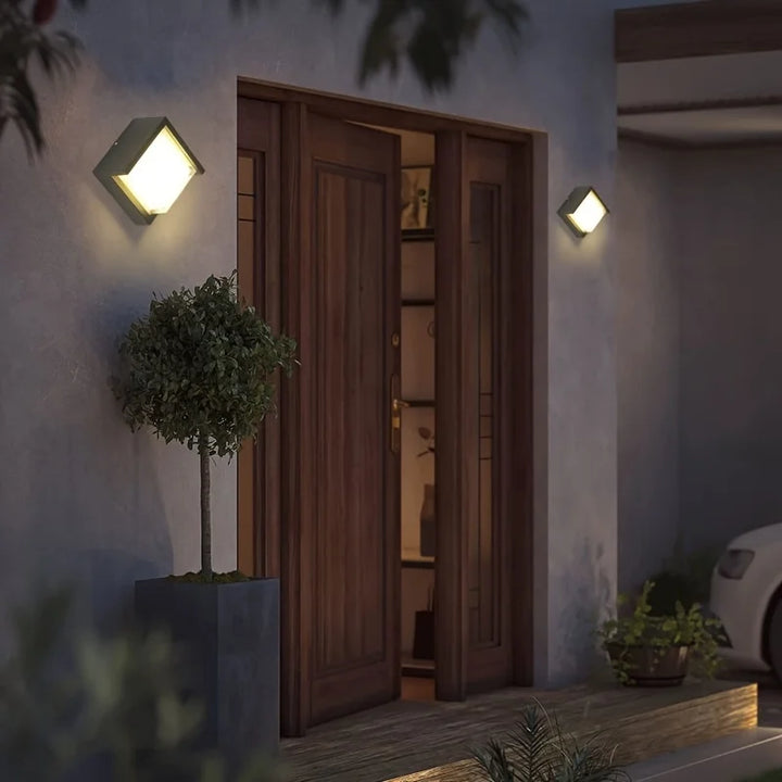 Durable LED wall light for outdoor use - Weatherproof and energy-saving outdoor lighting, ideal for garden and terrace | Noxord