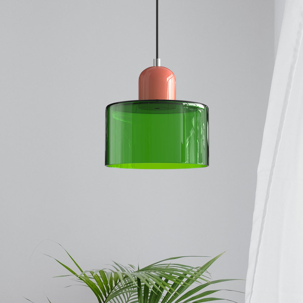Modern Bauhaus Fresh Glass Pendant Light For Kitchen Island | Kalsten