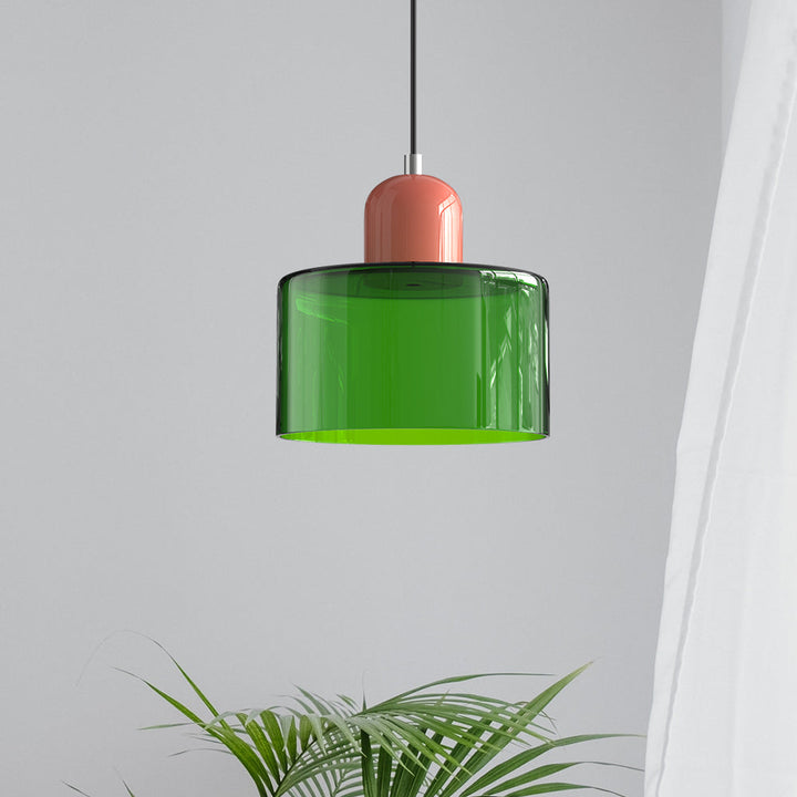 Modern Bauhaus Fresh Glass Pendant Light For Kitchen Island | Kalsten