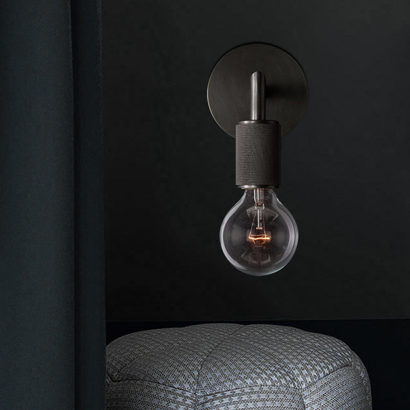 Brass Double Bulb Wall Lamp Noxord