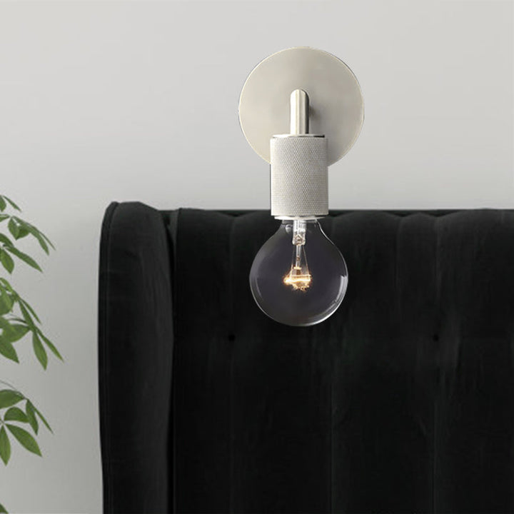 Brass Double Bulb Wall Lamp Noxord