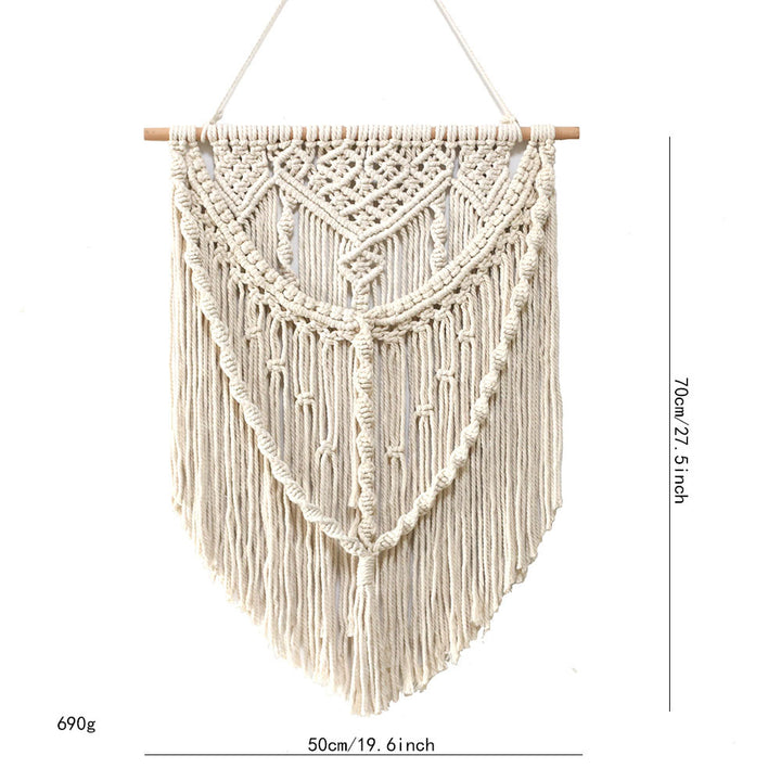 Macrame Wall Decor with Artistic Details