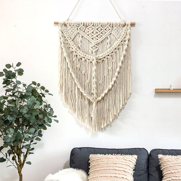 Macrame Wall Decor with Artistic Details