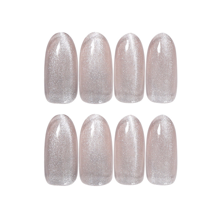 Elegant artificial nails with glitter and ombre effect Kalsten