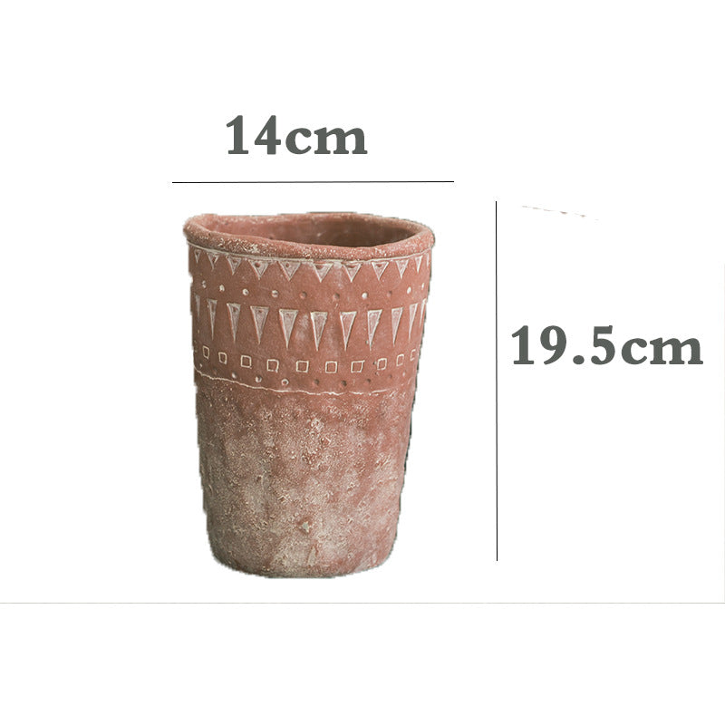 Rustic plant pot Kalsten