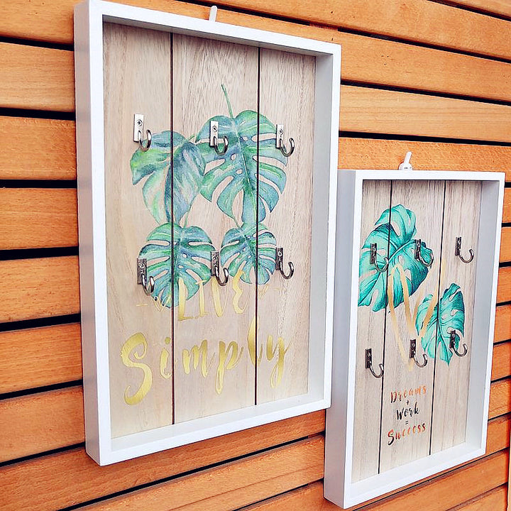 Wooden Wall-Mounted Key Holder