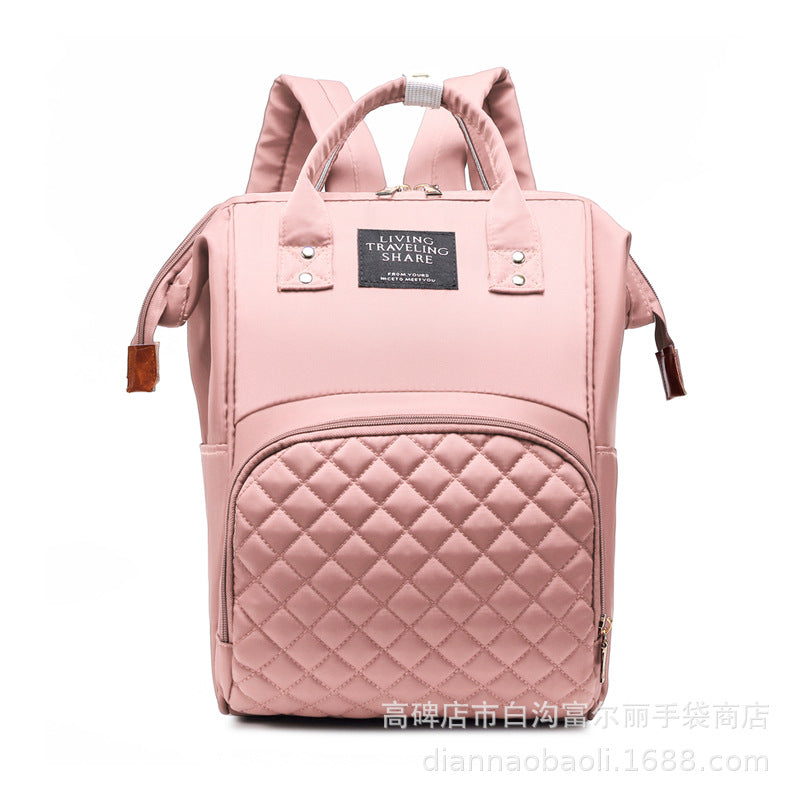 Quilted Multi-Functional Travel Backpack Kalsten