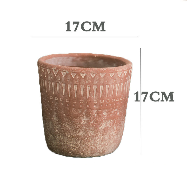 Rustic plant pot Kalsten