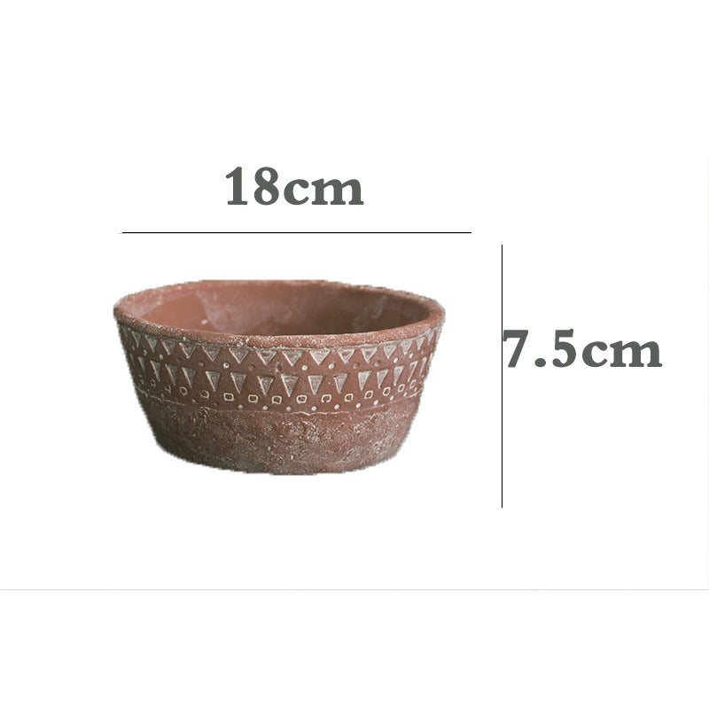 Rustic plant pot Kalsten