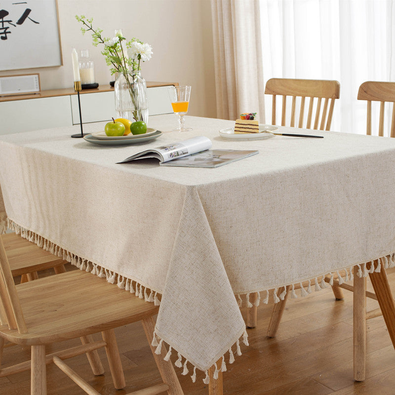 Textured Woven Tablecloth