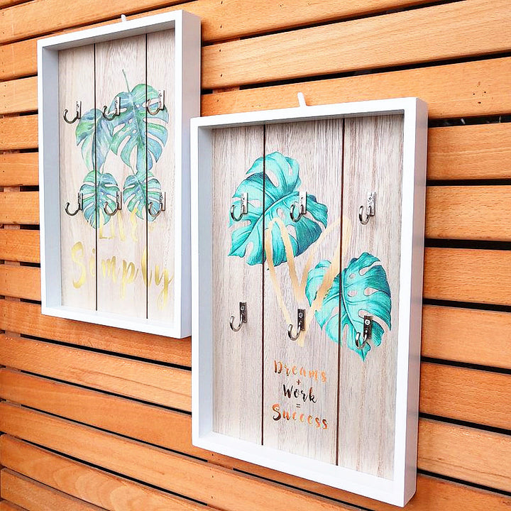 Wooden Wall-Mounted Key Holder