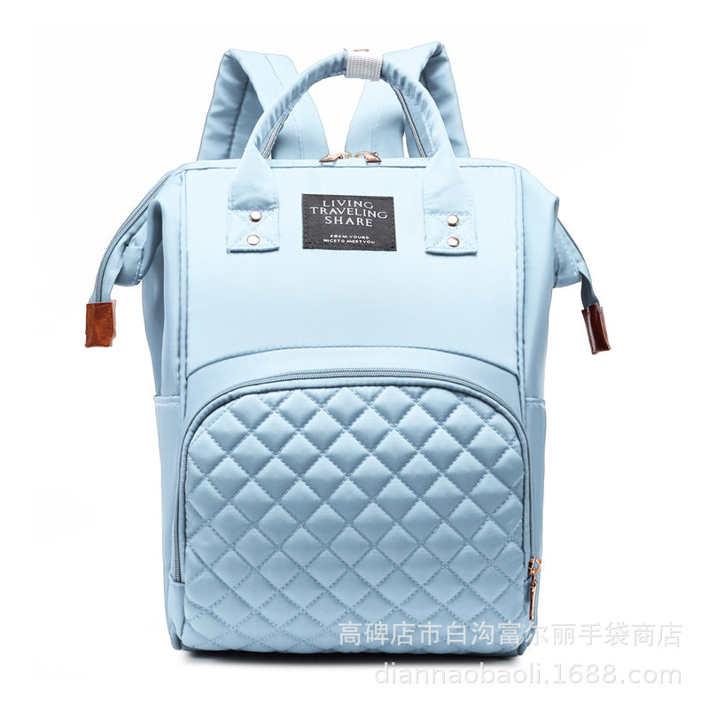 Quilted Multi-Functional Travel Backpack Kalsten