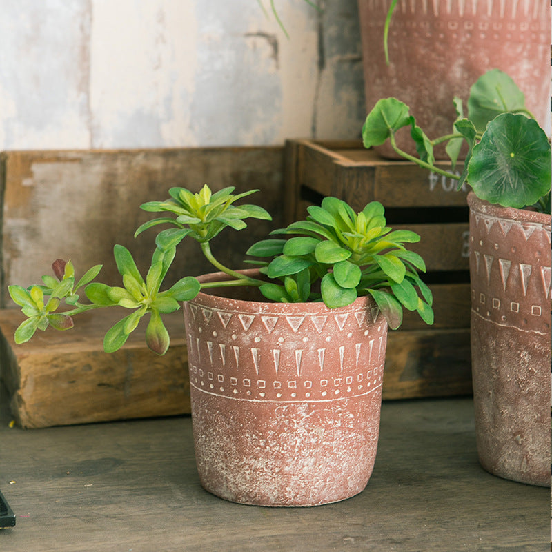 Rustic plant pot Kalsten