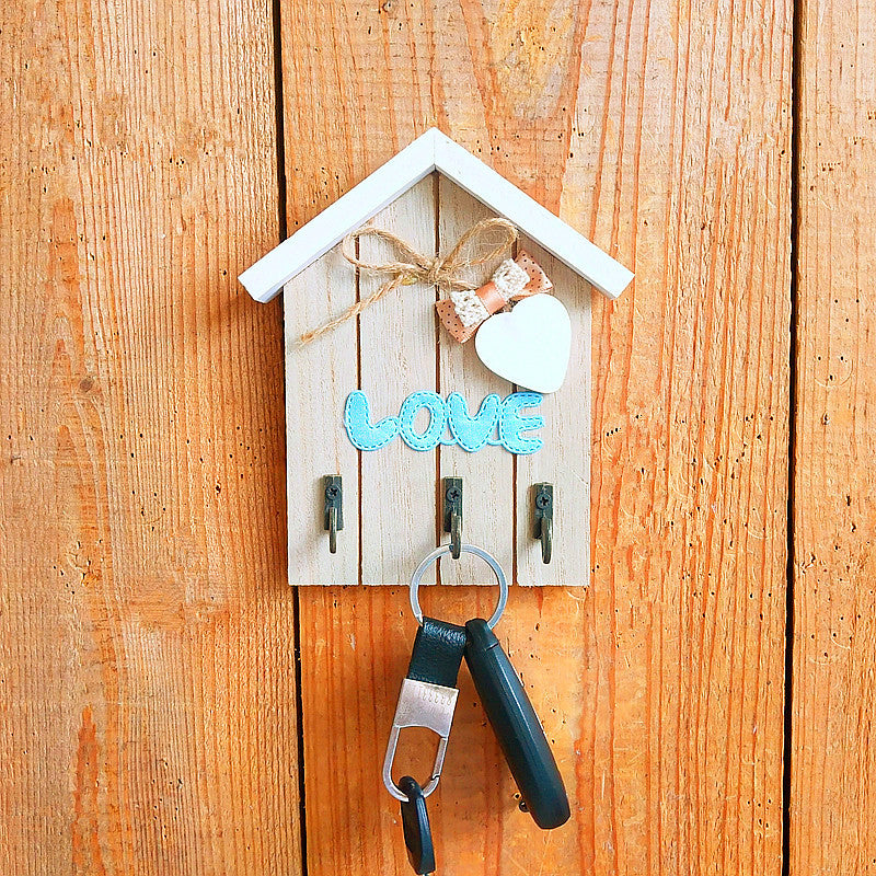 Playful Rabbits Theme Wall Hook Rack