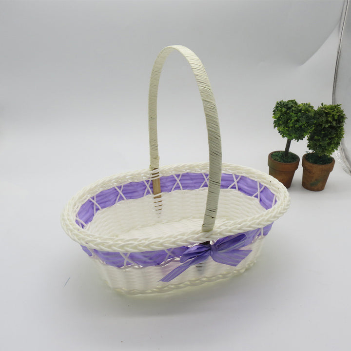 Decorative Handwoven Easter Basket Kalsten