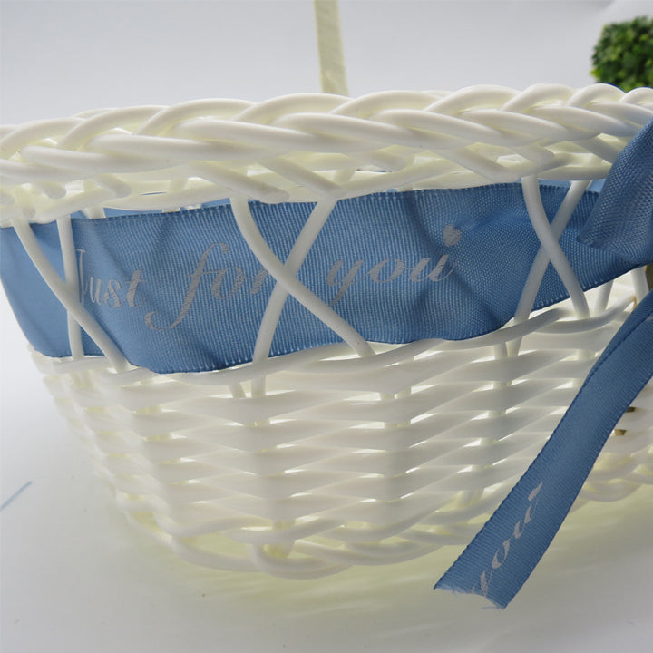 Decorative Handwoven Easter Basket Kalsten