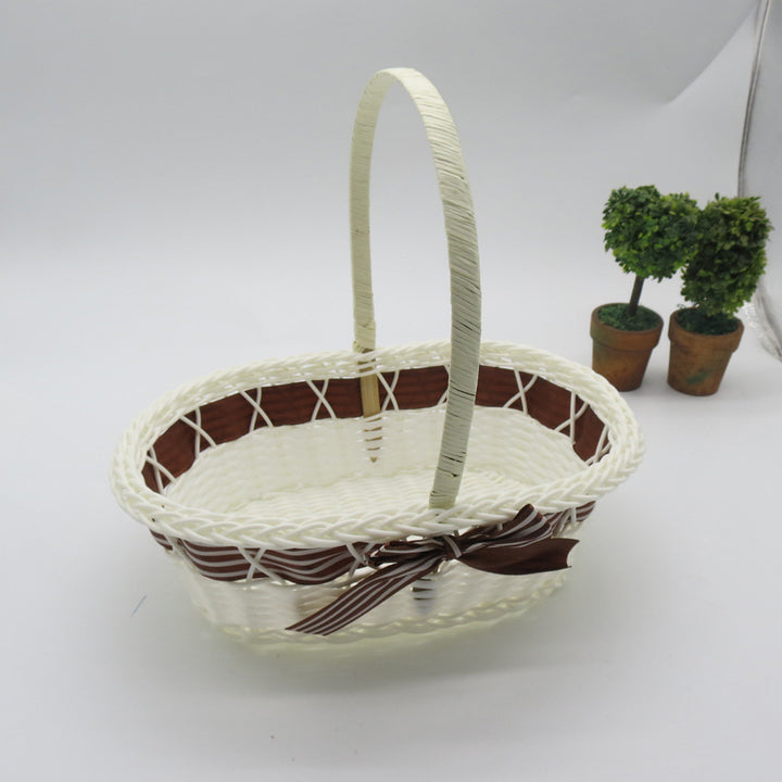 Decorative Handwoven Easter Basket Kalsten